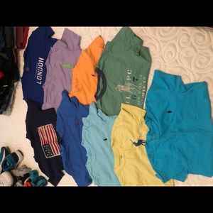 9 Ralph Lauren T’s-size 7-EXCELLENT CONDITION